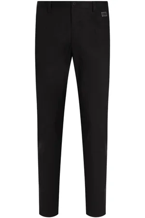 Dolce & Gabbana | Pantaloni in cotone con etichetta logo | male | | 48