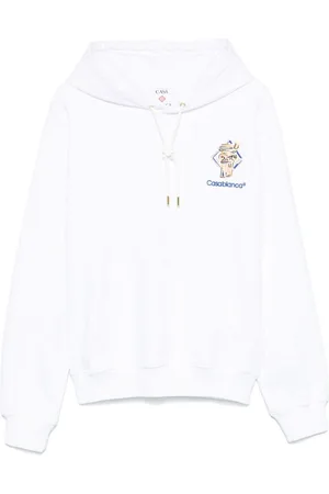 Casablanca | Felpa in cotone con cappuccio e ricamo | male | | L