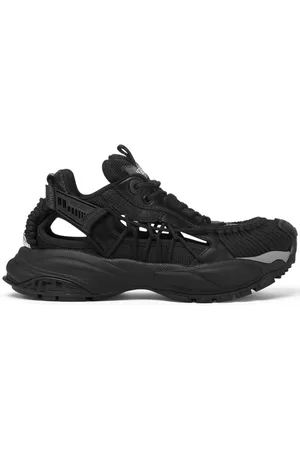 VERSACE | Sneakers nere con design a panelli e dettagli cut-out | female | | 36