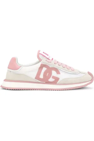 Dolce & Gabbana | Sneakers rosa bianca con logo DG | female | | 37