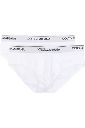 Dolce & Gabbana | Slip confezione da 2 in cotone con logo nero | male | | 3