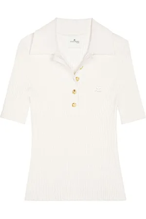 Courrèges | Polo bianca a maniche corte | female | | S