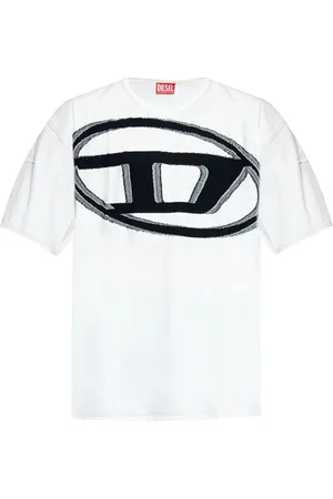 Diesel | T-shirt in cotone con stampa logo nero | male | | L