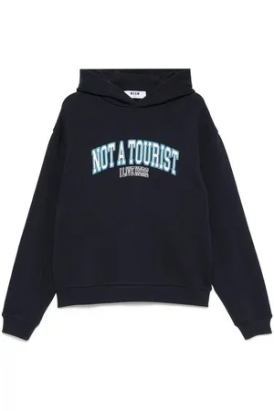 Msgm | Felpa in cotone con cappuccio e stampa | male | | L