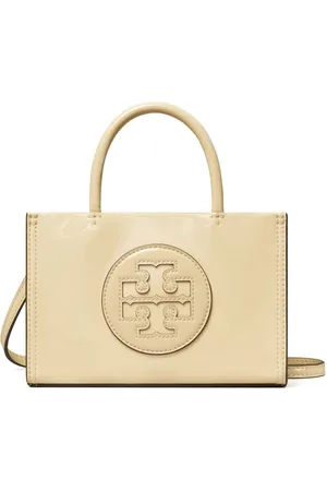 Tory Burch | Borsa a mano color panna con logo | female | | UNI