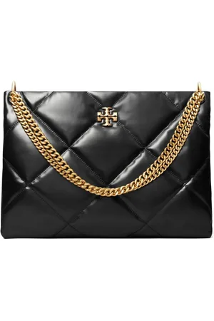 Tory Burch | Borsa nera di pelle con design trapuntato | female | | UNI