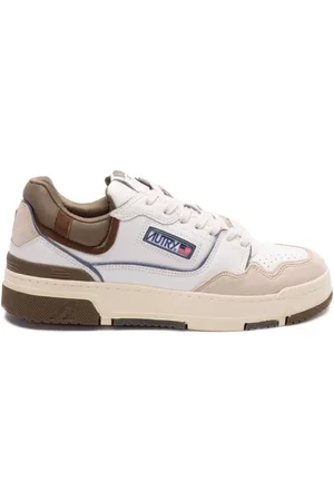Autry | Sneakers CLC in pelle di vitello e marrone con camoscio beige | male | | 40