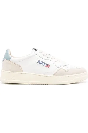 Autry | Sneakers Medalist bianca e celeste con camoscio | male | | 40