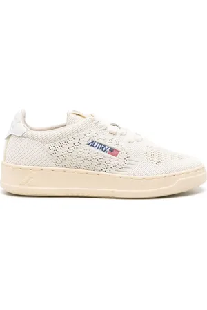 Autry | Sneakers Medalist in cotone beige traforato | male | | 40