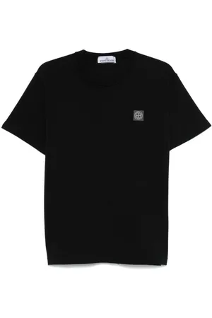 Stone Island | T-shirt in cotone con ricamo logo | male | | L