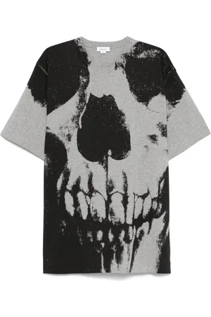 Alexander McQueen | T-shirt in cotone con stampa teschio | male | | L