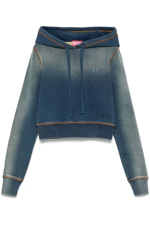 Diesel | Felpa effetto consumato con capuccio | female | | S
