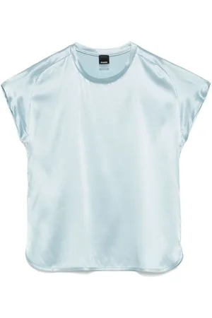 Pinko | Blusa azzura di seta 
