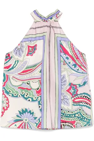 Liu Jo | Top multicolor con colleto | female | | 38