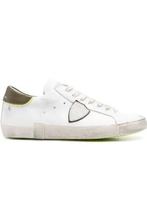 Philippe model | Sneakers PRSX in pelle bianca e verde | male | | 40