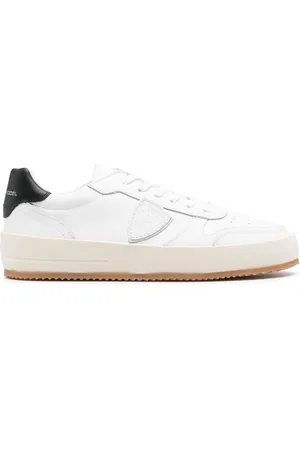 Philippe model | Sneakers Nice in pelle di vitello bianca e nera | male | | 40