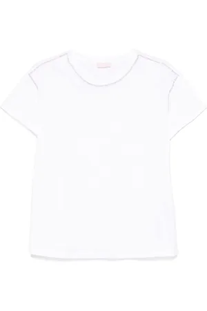 Liu Jo | t-shirt bianca girocolo impreziosita da strass | female | | L