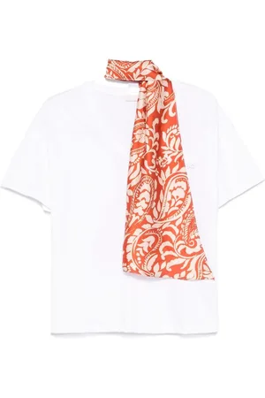 Liu Jo | T-shirt bianca con foulard | female | | L