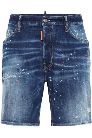 Dsquared2 | Jeans corti con schizzi di vernice | male | | 48