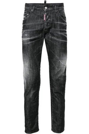 Dsquared2 | Jeans slim fit in cotone stretch effetto sbiadito | male | | 46