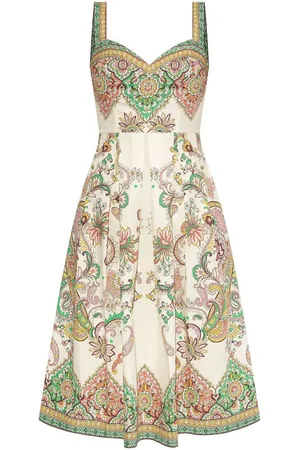 Etro | Abito midi con fantasia Paisley | female | | 40