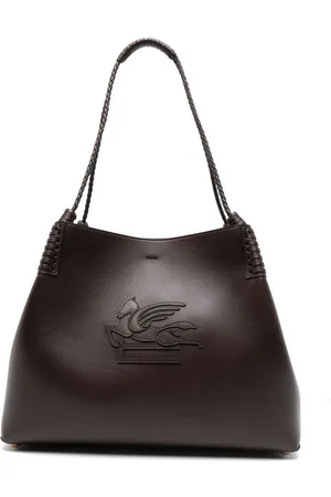 Etro | Borsa nera con logo cucito | female | | UNI