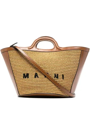 Marni | Borsa a mano con logo cucito | female | | UNI