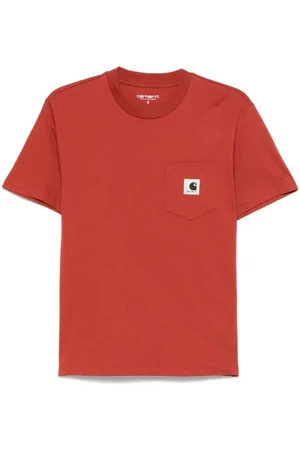 Carhartt | T-shirt in cotone con tasca frontale | female | | S