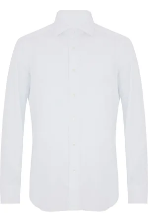 BARBA | Camicia in cotone bianca classica | male | | 41