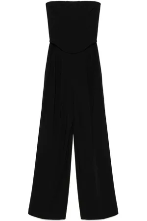 Pinko | Tuta lunga nera Gallo senza spalline | female | | 40