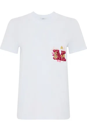 Max Mara | T-shirt Nunzio in cotone con tasca e strass | female | | L