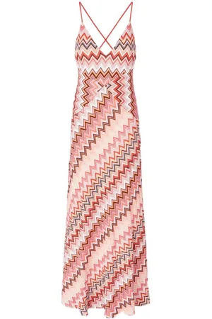 Missoni | Abito lungo con tonalità rosse | female | | 40