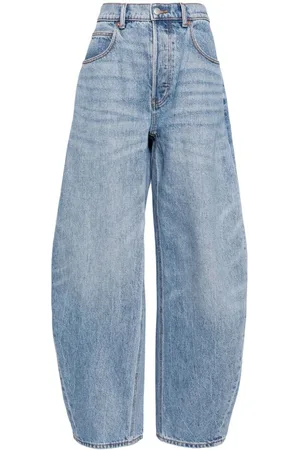 Alexander Wang | jeans sbombati effetto consumato | female | | 25