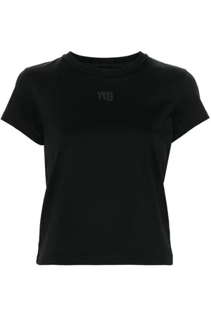 Alexander Wang | T-shirt nera con logo | female | | S