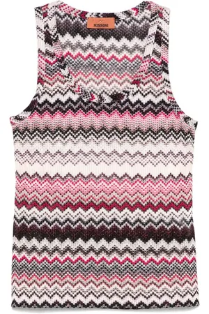 Missoni | Top design rosa e nero | female | | 44