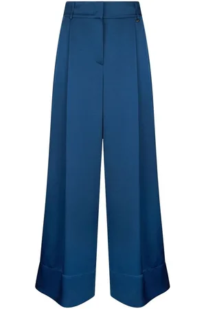 Liu Jo | Pantaloni svasati larghi con piega stirata | female | | 44