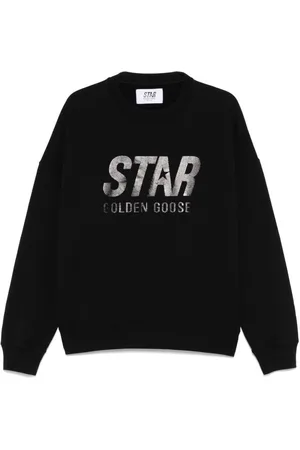 Golden Goose | Felpa con stampa logo in cotone | female | | L