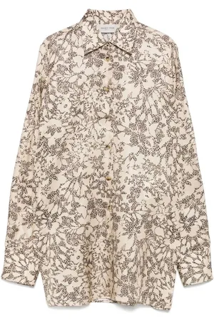 Golden Goose | Camicia con stampa floreale in seta | female | | L
