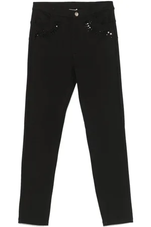 Liu Jo | Pantaloni aderenti neri con strass | female | | M