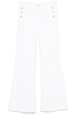 Liu Jo | Jeans lunghi bianchi con bottoni | female | | 26