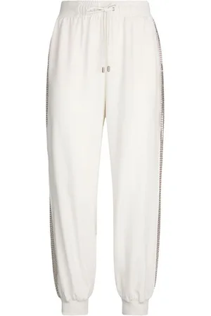 Liu Jo | Pantaloni tuta bianchi con paillettes | female | | L
