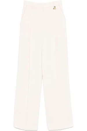 Elisabetta Franchi | Pantaloni eleganti color panna | female | | 42