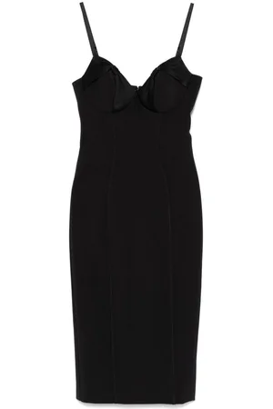 Elisabetta Franchi | Abito midi a tubino con spacco sul retro | female | | 40