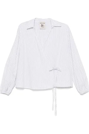 Semi Couture | Blusa Charlene a portafoglio a righe | female | | 40