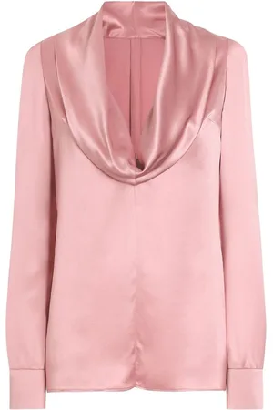 Dolce & Gabbana | Blusa in seta cipria con scollo morbido | female | | 42