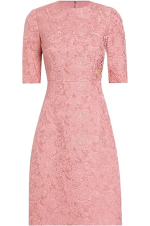Dolce & Gabbana | Abito aderente corto con ricami floreali | female | | 40
