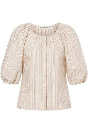 Serafini | Blusa a righe con botttoni | female | | 40
