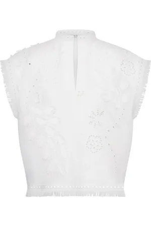 Alberta Ferretti | Top con design ricamato e dettagli cut-out | female | | 40