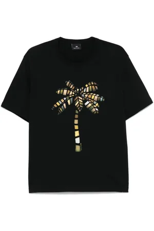 Paul Smith | T-shirt nera con palma frontale | male | | L