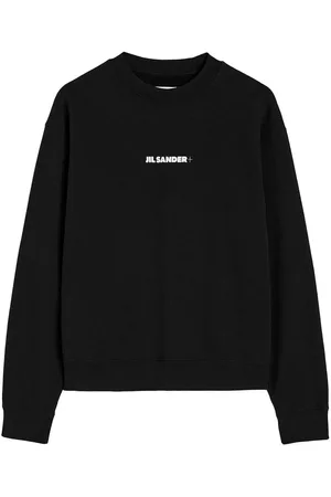 Jil Sander | Felpa in cotone girocollo con logo | female | | M